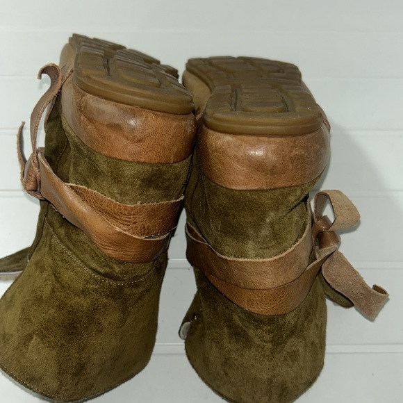 Isabel Marant Nygel Shearling Ankle Boots - Picture 10 of 12